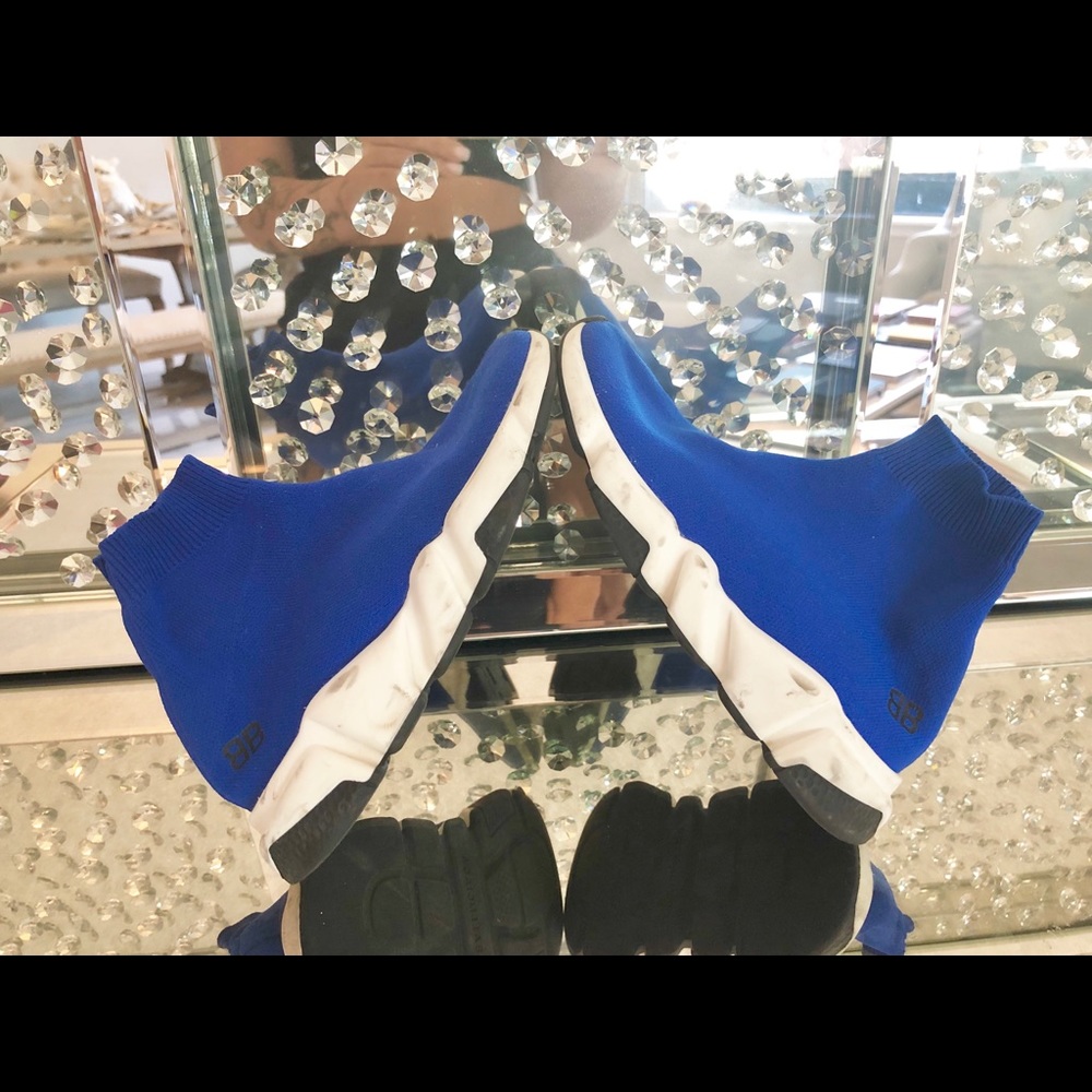Kids Royal Blue Balenciagas - Picture 2 of 6